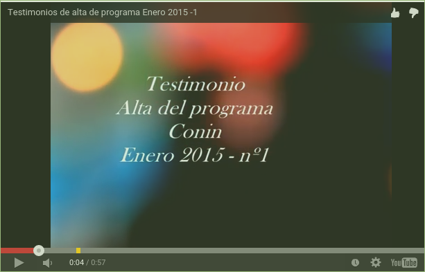 Testimonios de alta de programa Enero 2015 -1